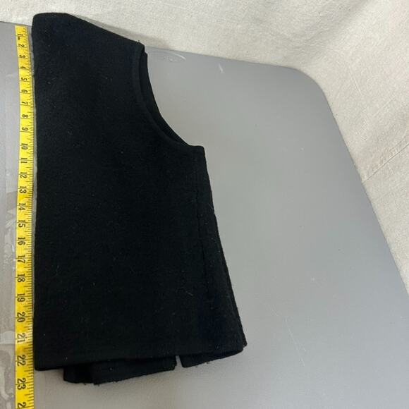 Pendleton Womens Black Wool Vest Size L Button Up Preppy Classic Timeless Work - Picture 6 of 7